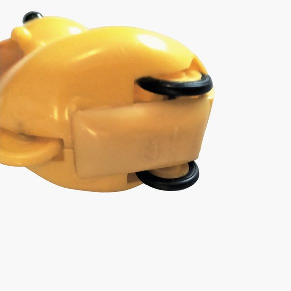 Yellow Duck Friction Toy Plastic Moving Eyes beak Anthropomorphic Vintage 1950 - Picture 9 of 12